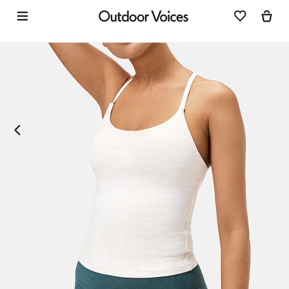 Outdoor voices workout tank